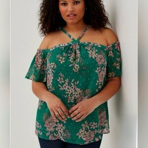 TORRID OFF SHOULDER HALTER  NECK STRAPS